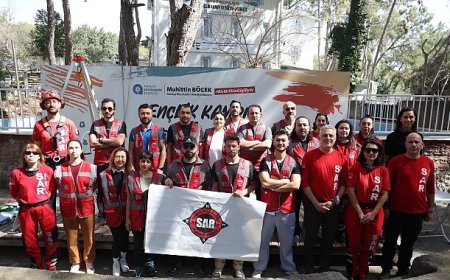 Gençlik kampında arama kurtarma gönüllülerine eğitim kampı