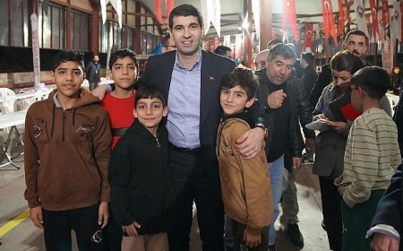 Gümüşpala iftar sofrasında bir araya geldi 