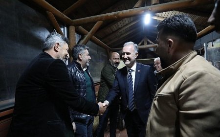 Hafız Halil İbrahim Baş yeniceköy mahallesi cemaatiyle buluştu 