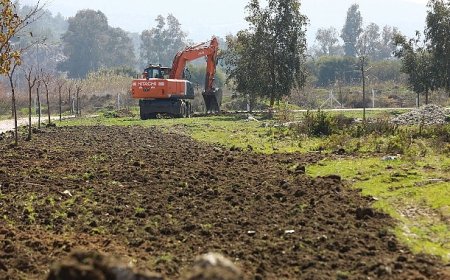 Pamucak Rekreasyon Alanı’nda Çalışmalar Hızla Devam Ediyor