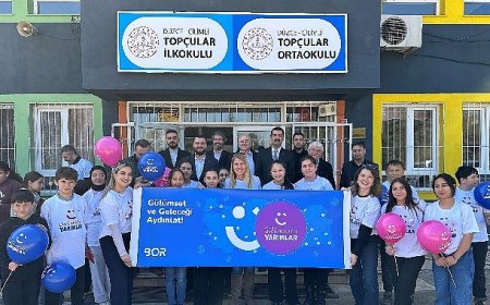 Gülümseten Yarınlar Platformundan Düzce’de Eğitime Teknolojik Destek