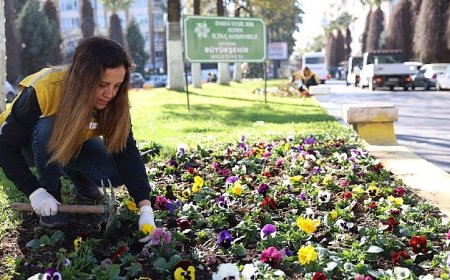 Başkan Çerçioğlu Kadınlar Ile El Ele Veriyor, Aydın Rengarenk Çiçekler İle Süsleniyor.
