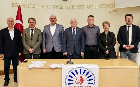 Burhaniye Belediyesi ile Tüm Belediye ve Yerel Yönetim Hizmetleri Emekçileri Sendikası (TÜM BEL-SEN) arasında sözleşme imzalandı.