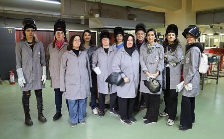 Kadıköy Belediyesi’nin “Kadın Kaynakçılar Yetişiyor” Projesi