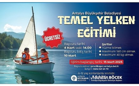 Büyükşehir’den ‘Temel Yelken Eğitimi’