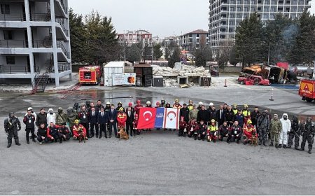 Konya İtfaiyesi’nden TİKA İş Birliğinde Kuzey Kıbrıslı İtfaiyecilere Eğitim ve Tatbikat