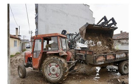 Burhaniye’de Saha Çalışmaları Aralıksız Sürüyor