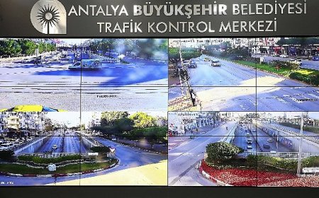 Antalya trafiği 7/24 takip altında