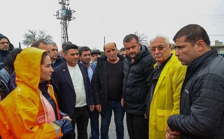 Başkan Vekili Özdemir, “Tüm ekiplerimizle sahadayız”