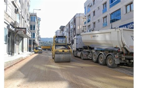 Çamlıkule’de bozulan yol onarıldı