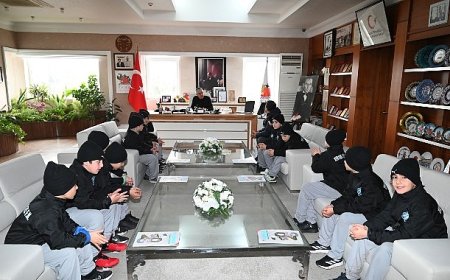 1918 Rice FK’dan Başkan Topaloğlu’na nezaket ziyareti
