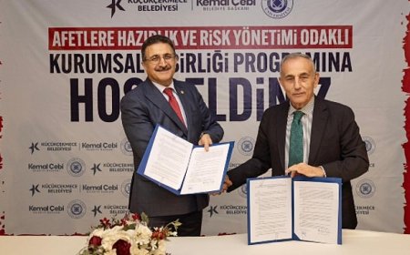 ‘Afetlere Hazırlık ve Risk Yönetimi Odaklı Kurumsal İş Birliği’ Protokolü İmzalandı