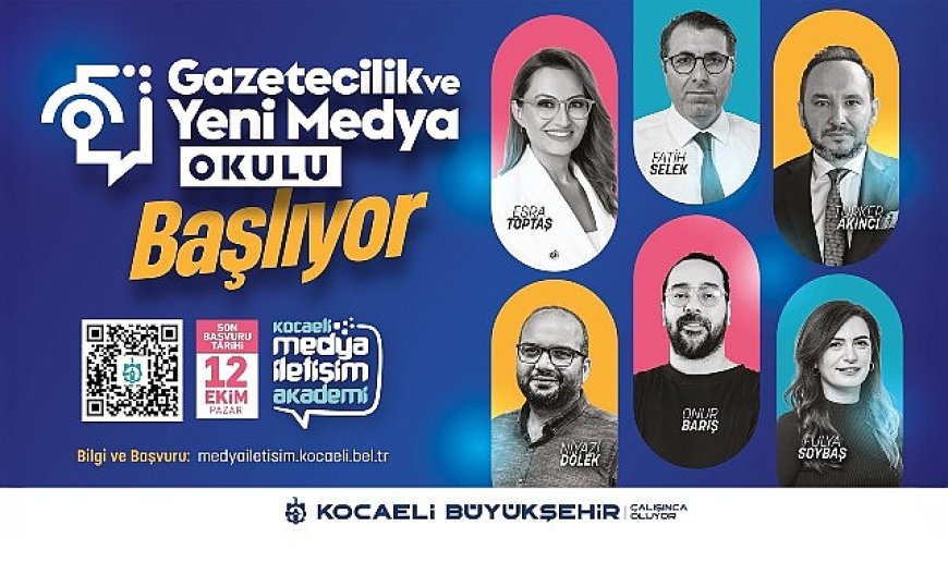 Geleceğin gazetecileri Kocaeli’de yetişecek