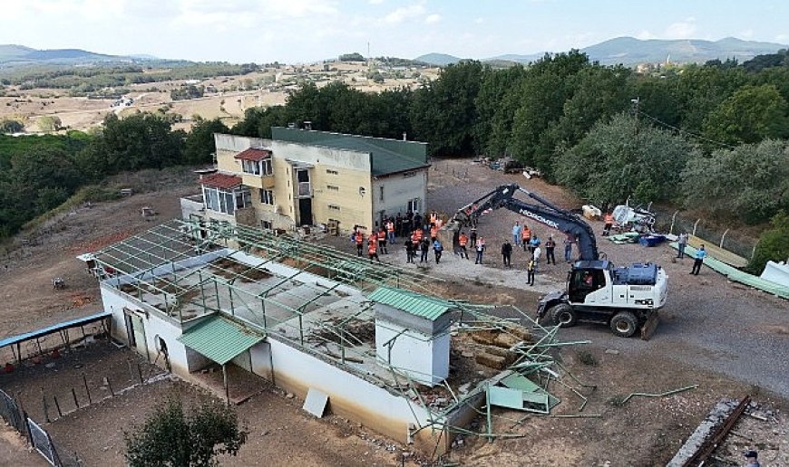 Ömerli Havzası’ndaki Kaçak Yapılar Kaldırıldı