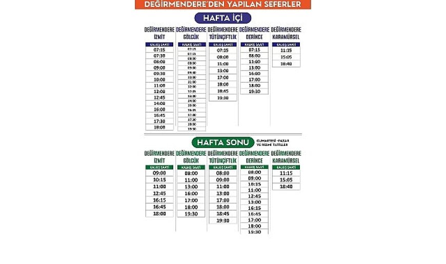 Gölcük-İzmit sadece 30 dk ve yarı fiyatına