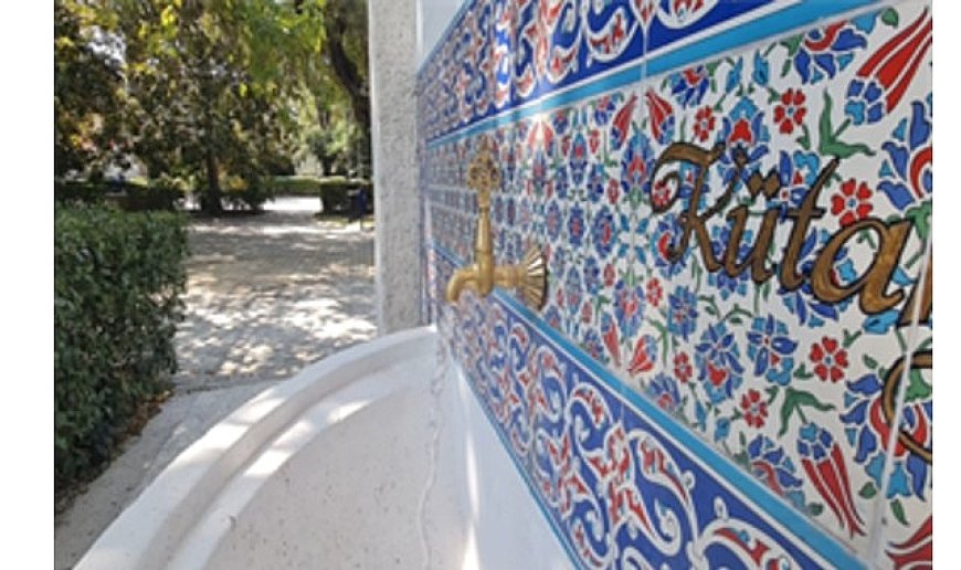 Kültürpark’ın tarihi çeşmesi 94’üncü İEF’ye hazır
