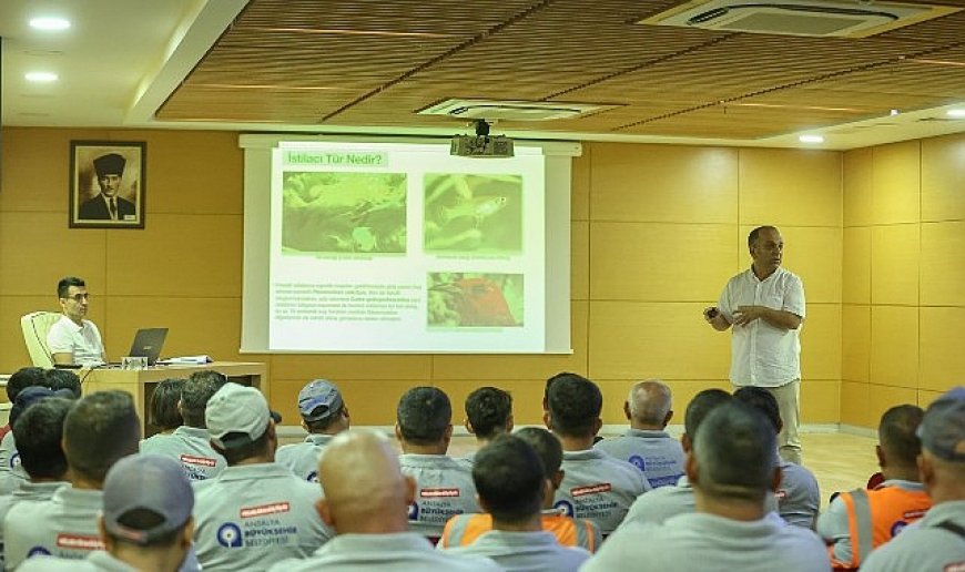 Büyükşehir’den ilaçlama personeline eğitim