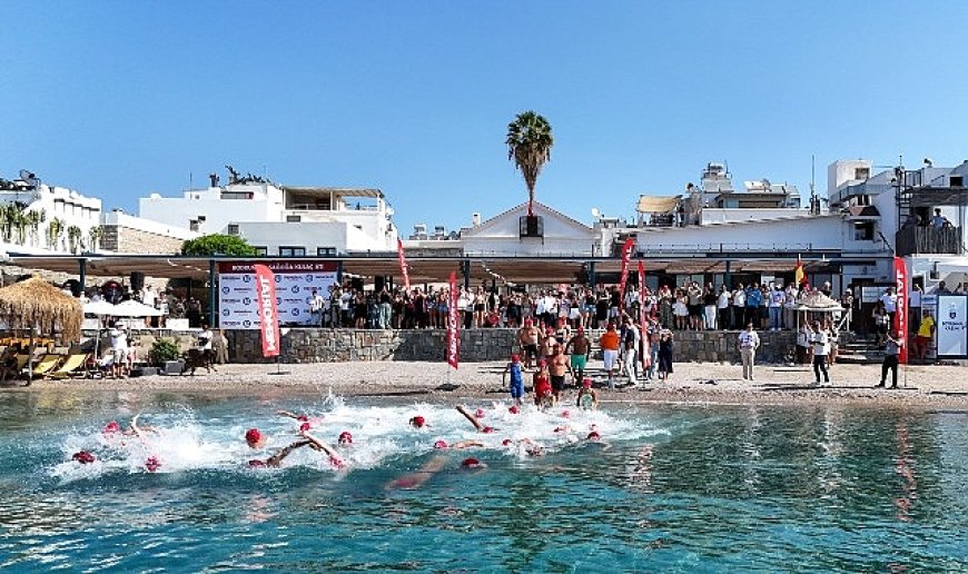 Memorial ve Yüzme Federasyonu   Bodrum’da Sağlığa Kulaç Attı