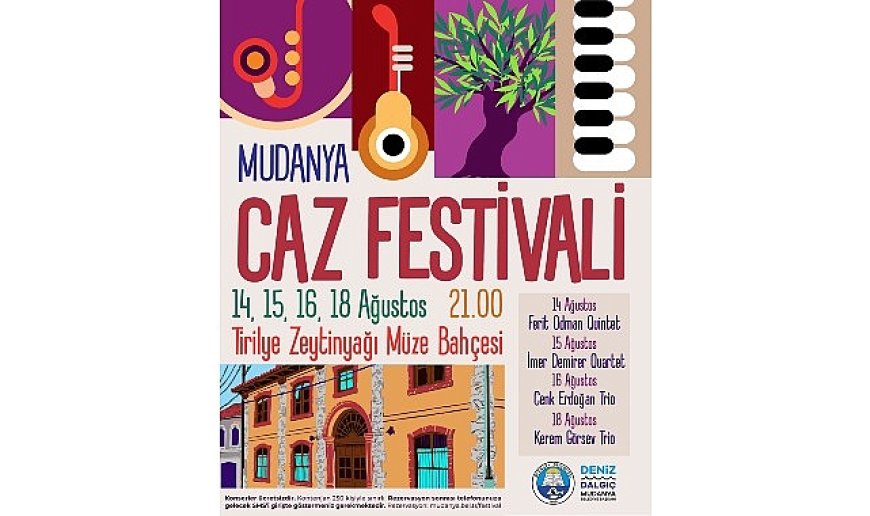Mudanya’da caz rüzgarı esecek