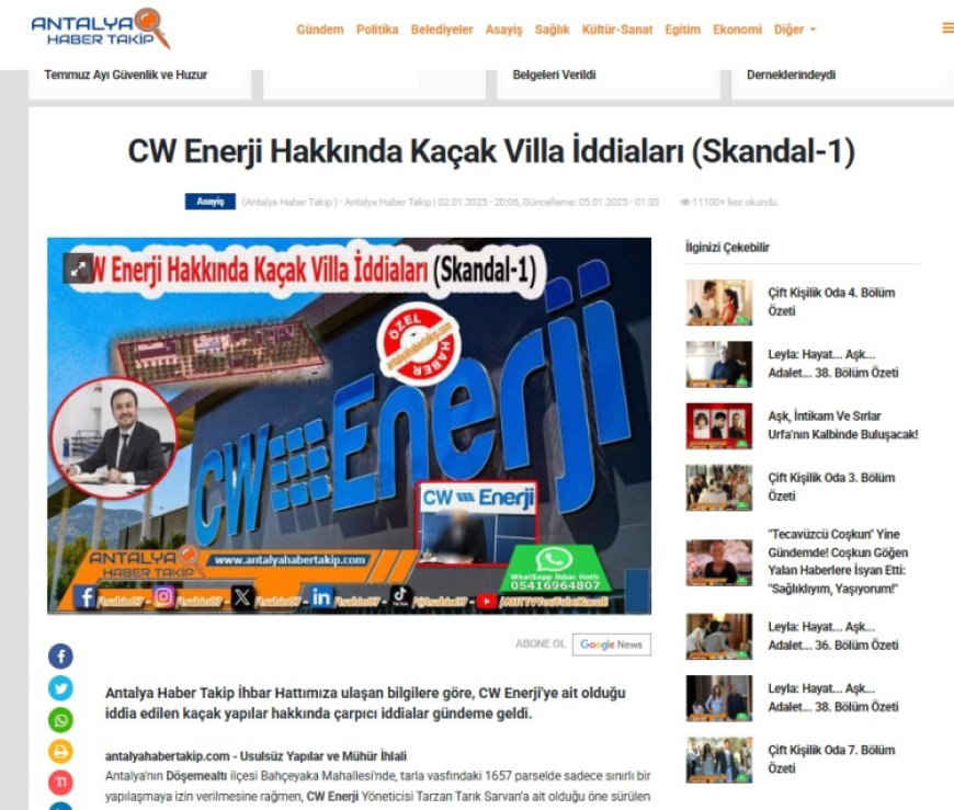 CW Enerji müşterileri isyan ediyor! Hizmet ve ürün kalitesi yetersiz