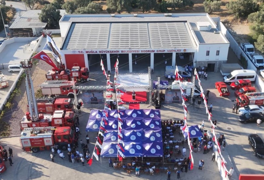 Bodrum’da yeni itfaiye binası hizmete girdi
