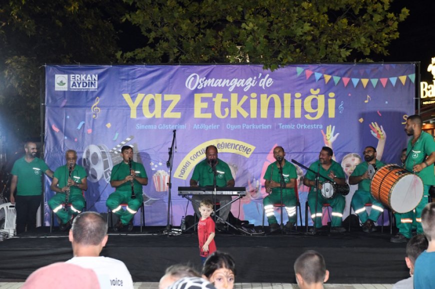 Bursa Osmangazi’de yaz etkinlikleri mahallelere neşe getirdi