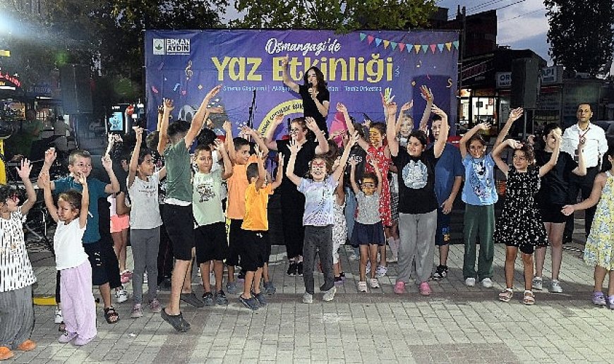 Osmangazi’de yaz etkinlikleri mahallelere neşe getirdi