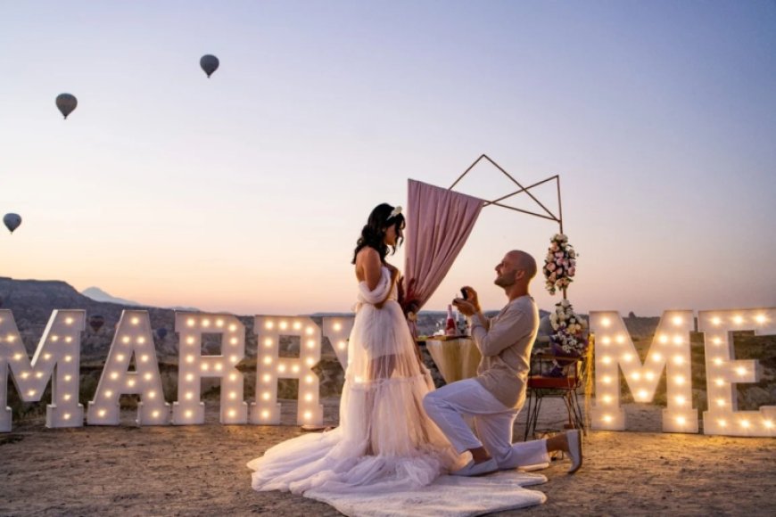 Kapadokya’da romantik teklifler turizme yeni soluk getiriyor