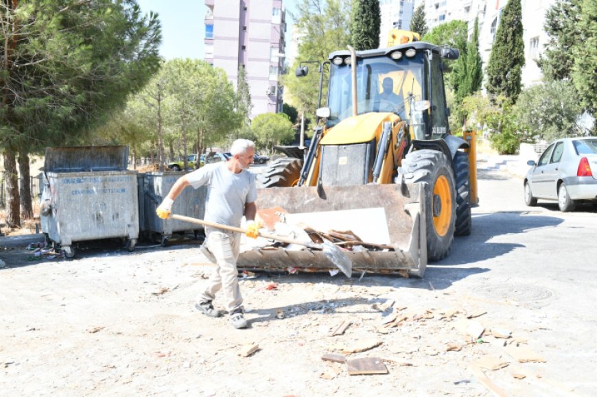 İzmir Çiğli’de moloza kararlı müdahale
