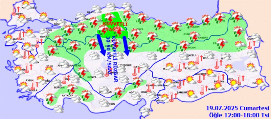 Sıcak havaya yağmur molası