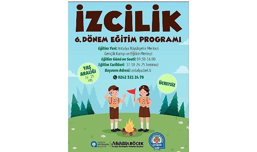 Büyükşehir’in 6. dönem izcilik kampı başlıyor