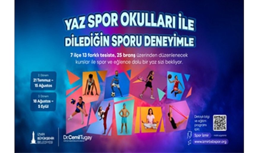 Yaz Spor Okulları’nda ikinci dönem kayıtları başlıyor