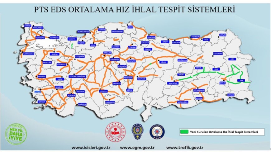 Dikkat! 9 ilde ortalama hız denetimi başlıyor