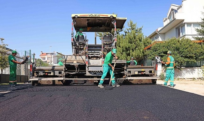 Çankaya, Asfalt Serim Çalışmalarına Hız Verdi