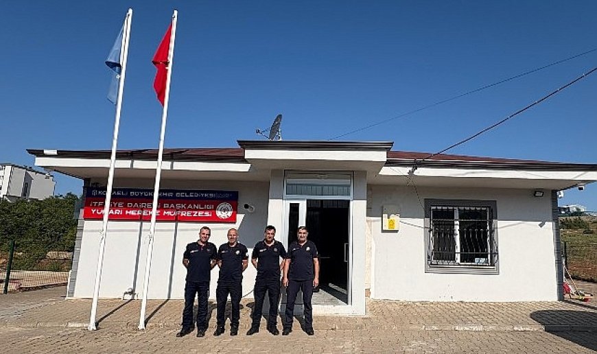 Yukarı Hereke itfaiye binası hizmete girdi