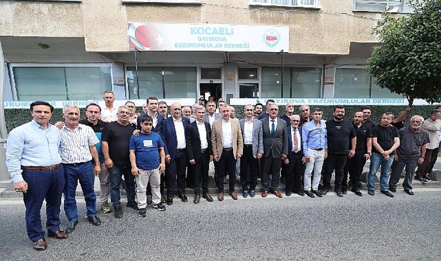 Başkan Büyükakın’dan Çayırova’da STK ziyareti
