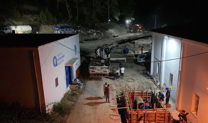 Büyükşehir’den Alanya’nın içme suyu altyapısına güçlü dokunuş