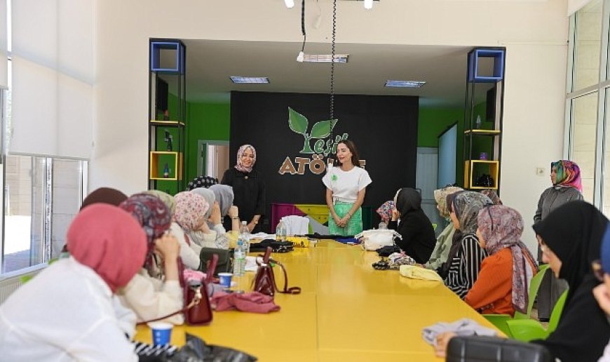 Selçuklu Belediyesi Yeşil Atölye Plastik Poşet Kullanımına Dikkat Çekti