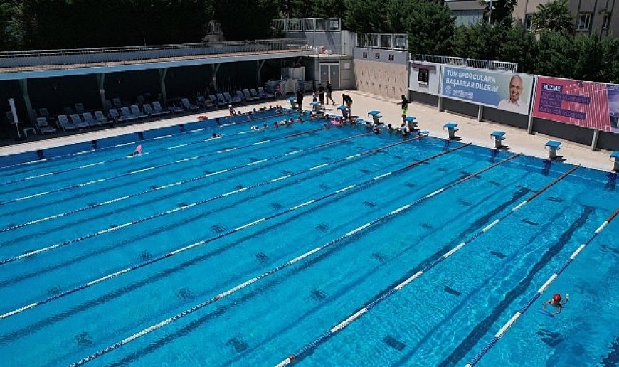 “Temiz Havuz” sertifikalı Konak Açık Yüzme Havuzu’nda sezon başladı