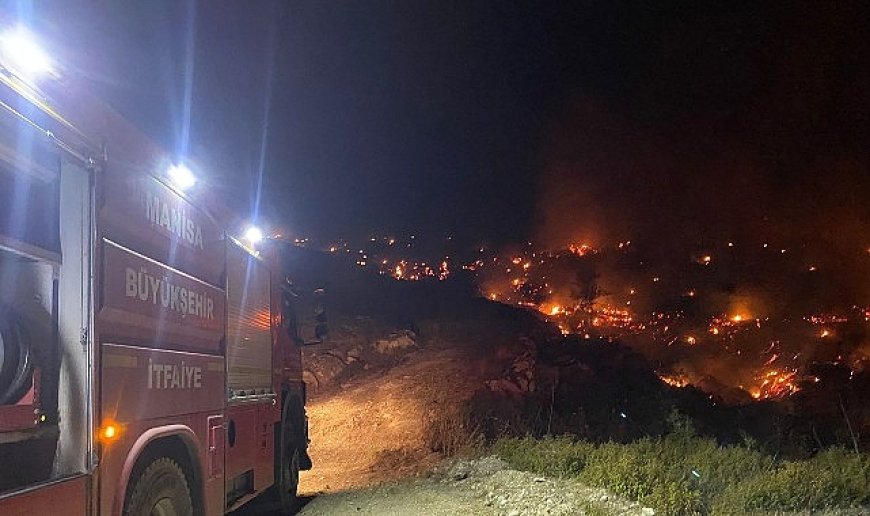 Manisa Büyükşehir’den İzmir’deki Orman Yangınlarına Söndürme Desteği
