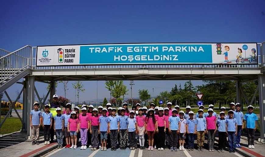 Büyükşehir’in Trafik Eğitim Parkı’na yoğun ilgi