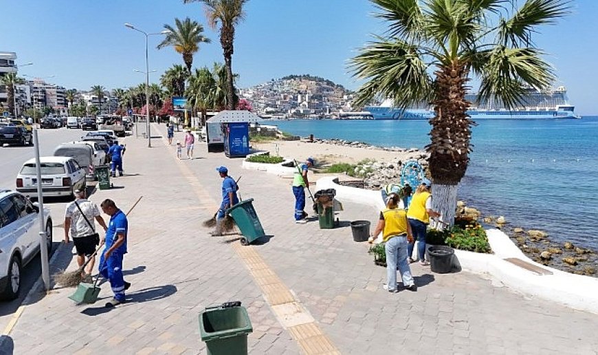 Başkan Çerçioğlu’ndan Kuşadası’nda Çevre Seferberliği