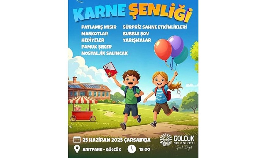 Gölcük’te Karne Şenliği Coşkusu Başlıyor