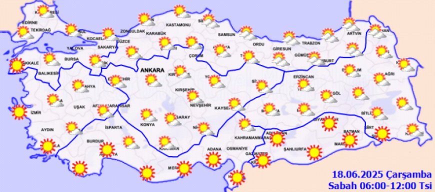 Doğu Karadeniz yağışlı, Marmara’nın batısında rüzgar alarmı