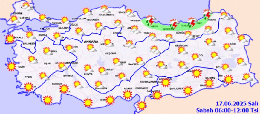 Sıcaklık mevsim normallerinde, rüzgar yer yer kuvvetli!