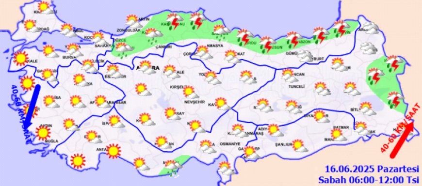 Kuzeyde serin hava, güneyde mevsim normalleri!