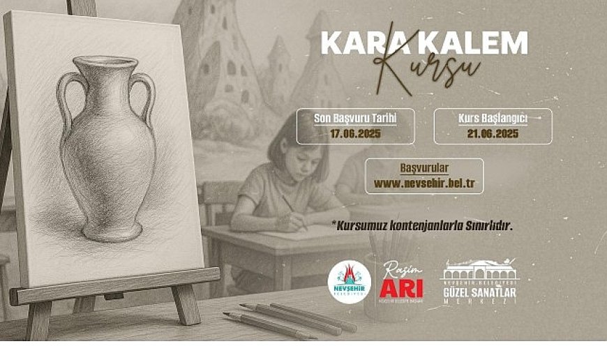 Güzel Sanatlar Merkezi’nde Müzik ve Kara Kalem Kurslarımız Başlıyor