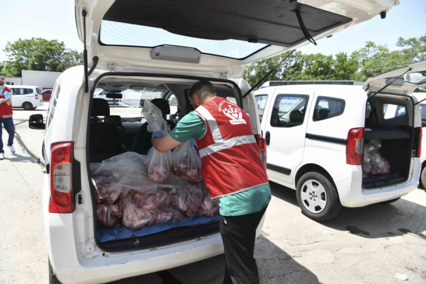 Ankara’da 3 tondan fazla et dağıtıldı