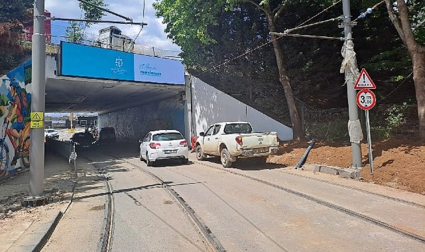 Alikahya Stadyum Tramvay Hattı’nda 1. Etap sona doğru