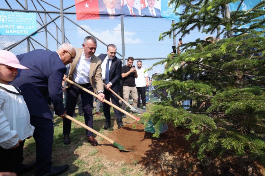 Gebze’ye bayram hediyesi… Millet Bahçesi açıldı